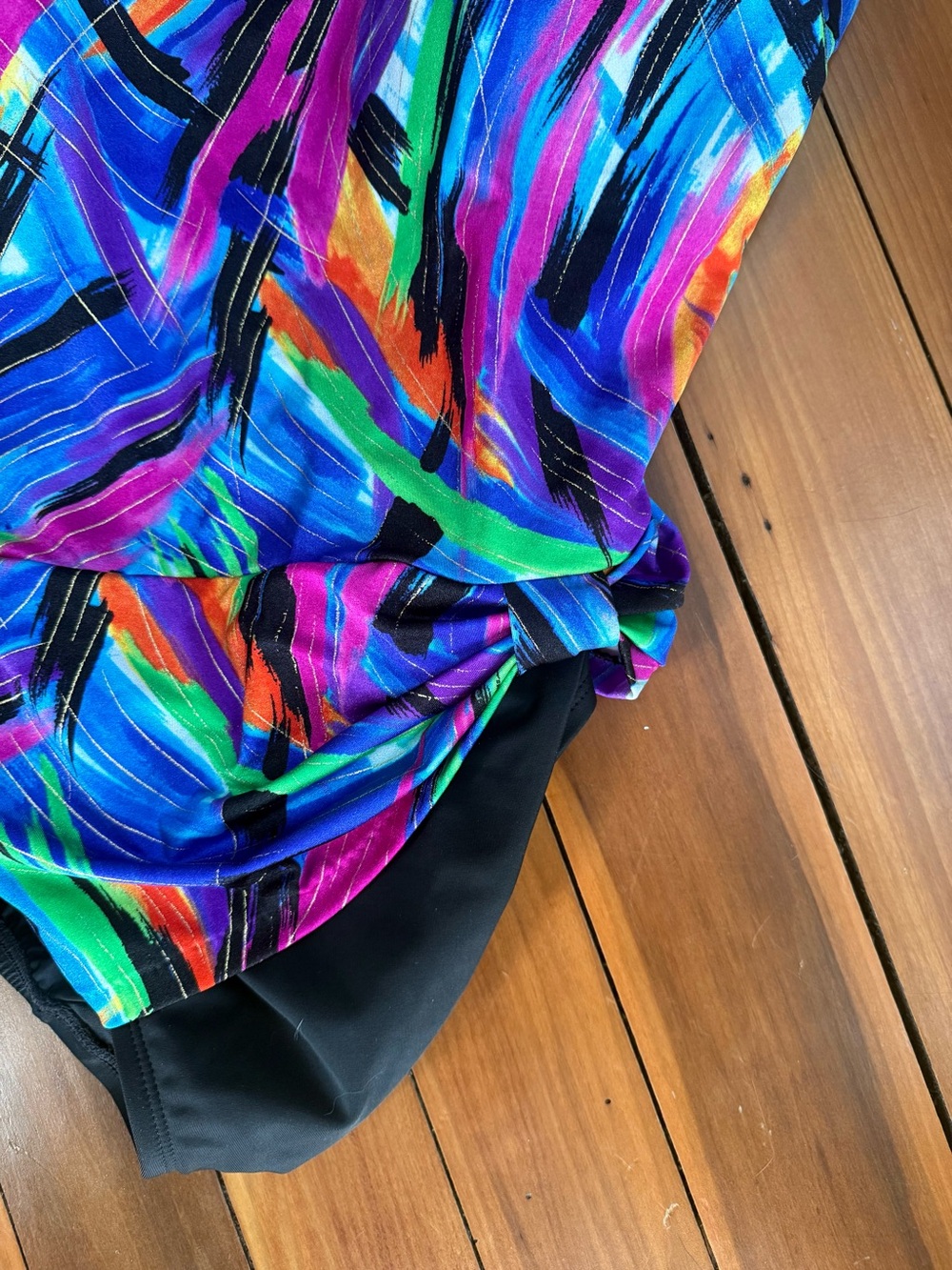 NWT Great Lengths Bright Multicolor One-Piece Swimsuit - Picture 2 of 6